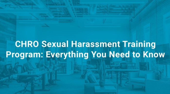 Chro sexual harassment prevention training