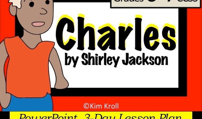 Charles by shirley jackson lesson plan