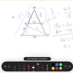 Geogebra trapezoid isosceles measurement