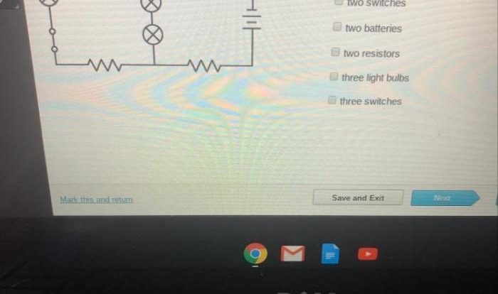 Jamal draws the circuit diagram shown