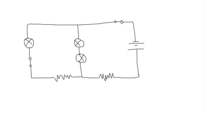 Jamal draws the circuit diagram shown