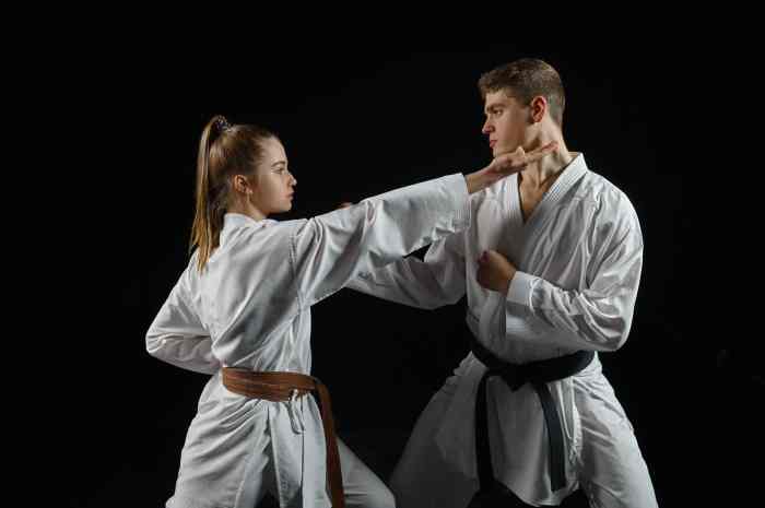 A karate chop is more effective if one's hand